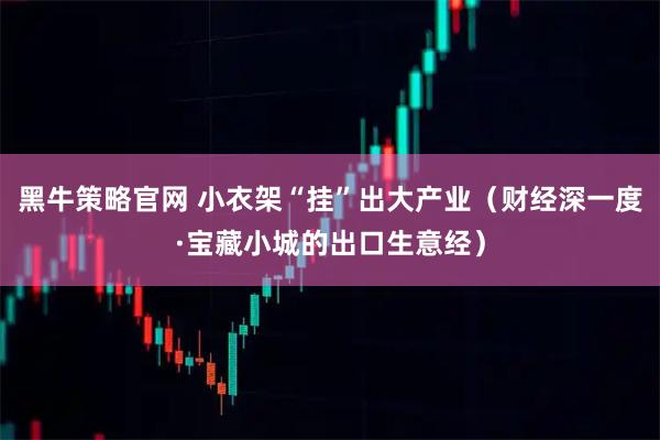 黑牛策略官网 小衣架“挂”出大产业（财经深一度·宝藏小城的出口生意经）