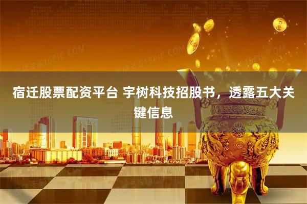 宿迁股票配资平台 宇树科技招股书，透露五大关键信息